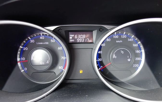 Hyundai ix35 cena 55900 przebieg: 99317, rok produkcji 2014 z Szczuczyn małe 704